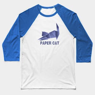 paper cat t-shirt, gift for all familly Baseball T-Shirt